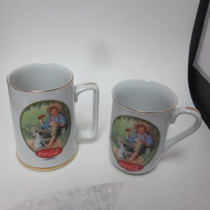 Coca Cola tankard and mug set